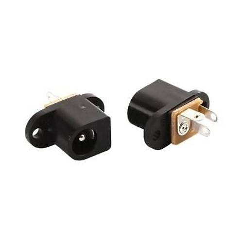 5.5x2.5mm DC Jack Şasesi - Jak Girişi