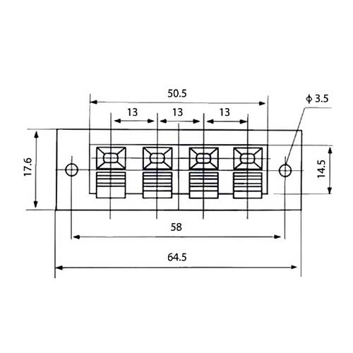 IC-250 Hoparlr Klemensi 4'l Hoparlr Terminali