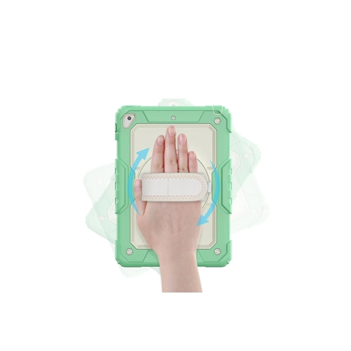 Newface iPad 5 Air 9.7 Klf Strap New Tablet Kapak - Yeil