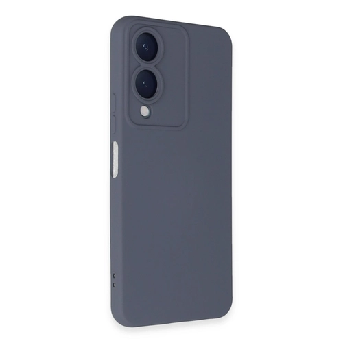 Newface Vivo Y17S Klf Nano ii Kadife Silikon - Gri