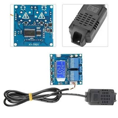 SHT20 Is ve Nem Kontroll 2 Kanal Bamsz Rle Modl XH-M452