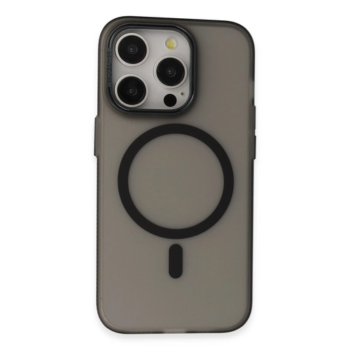 Joko iPhone 14 Pro Max Frost Standl Magsafe Kapak - Siyah