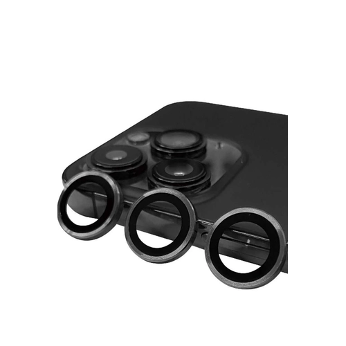 Newface iPhone 15 Pro Max Raze Metal Kamera Lens - Titan Gri