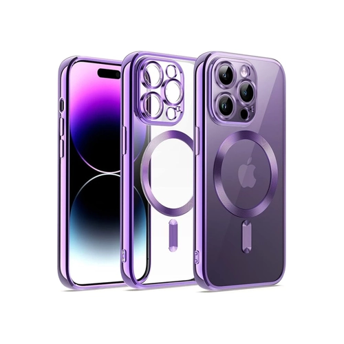 Newface iPhone 14 Pro Klf Kross Magneticsafe Kapak - Mor