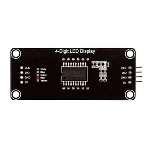 TM1637 4 Digit Led Display Saat Modl - Krmz