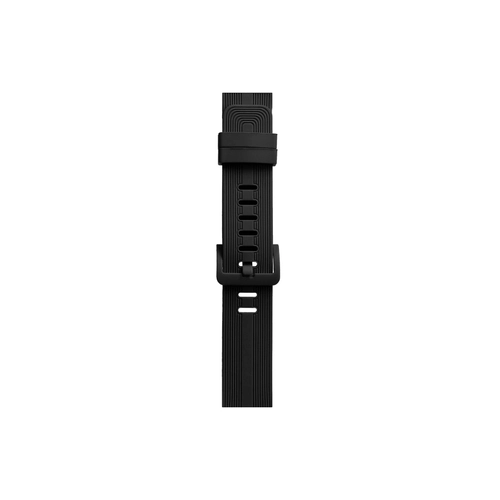 Newface Apple Watch 38mm KR408 izgili Silikon Kordon - Siyah