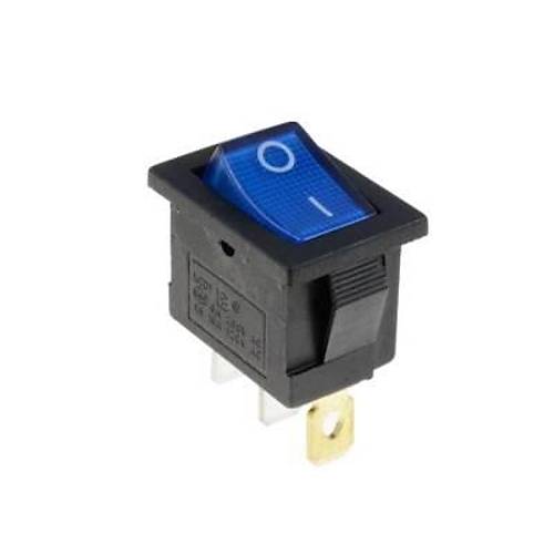 KCD1 Siyah Mavi Ikl On/Off Anahtar 3 Pin