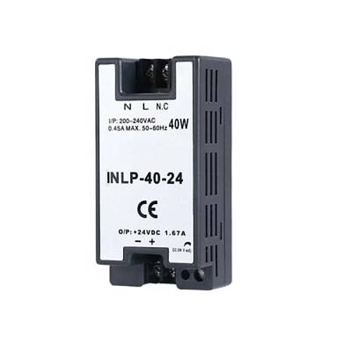 INLP-40-24 - 40W 24VDC 1.67A Raya Montajl G Kayna