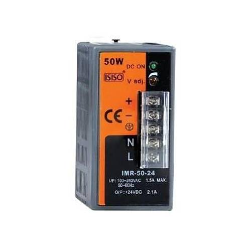 IMR-50-12 - 50W 12VDC 4.2A Ray Montajl Kapal Tip Mini G Kayna