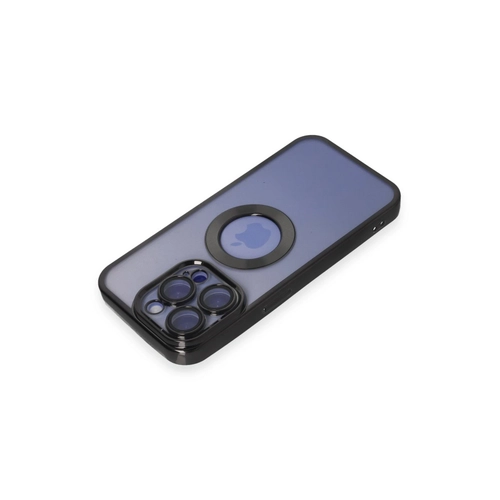 Newface iPhone 15 Pro Max Klf Slot Silikon - Siyah