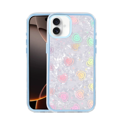 Newface Apple iPhone 16 Lumi Desenli Kapak - Mavi