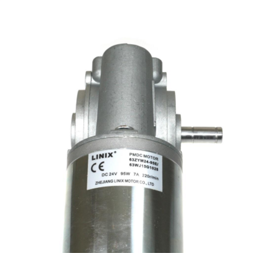 Linix PMDC Motor 63ZYM24-95E/63WJ15G1028 24V 95W 7A 220r/min Kap Motoru