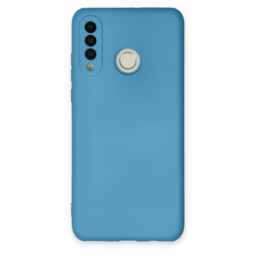 Newface Huawei P30 Lite Klf Nano ii Kadife Silikon - Mavi