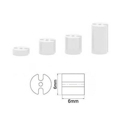 6x6mm 3 Pin Led Distans (Standoff) - Beyaz