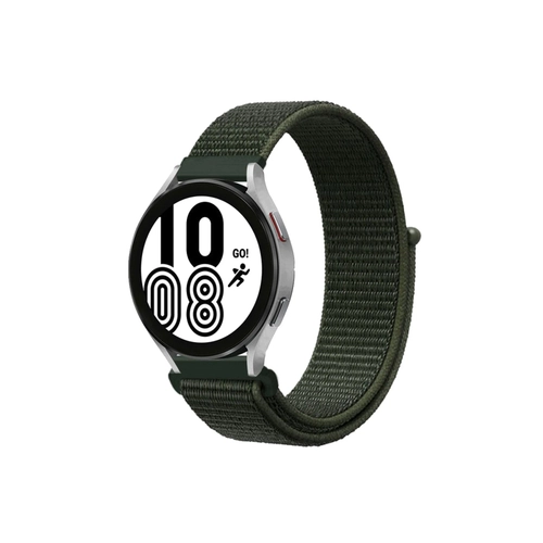 Newface Samsung Galaxy Watch 4 Hasrl Crtcrtl Kordon - Haki Yeil