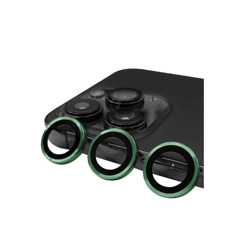 Newface iPhone 13 Pro Raze Metal Kamera Lens - Yeil