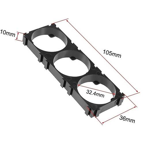 32700 Li-ion Pil Tutucu Braket 3'l