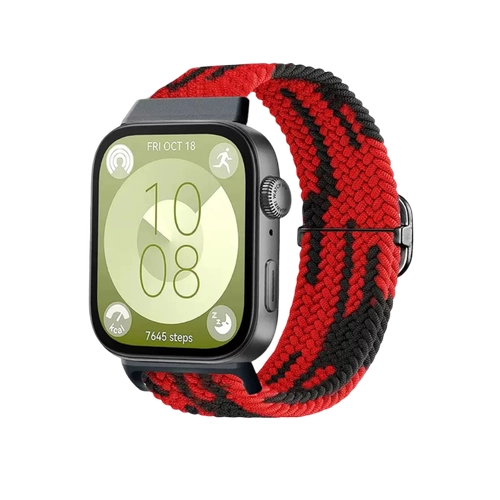 Newface Huawei Fit 4 Star Kordon - Krmz-Siyah