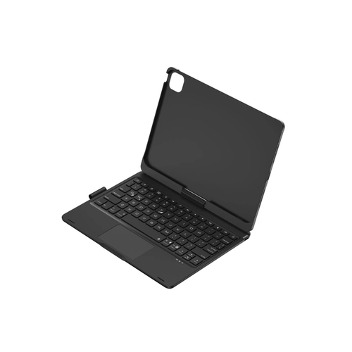 Newface iPad Pro 11 (2024) F11 ATS Klf Magic Dnen Klavyeli Tablet Klf - Siyah