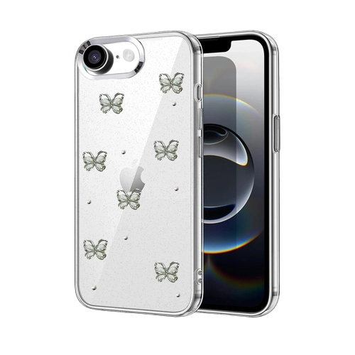 Newface Apple iPhone 16E Fiyonk Desenli Kapak - Desen 9