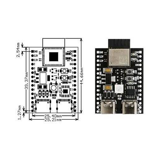 YD-ESP32-C3 Wi-Fi Bluetooth Geliştirme Kartı