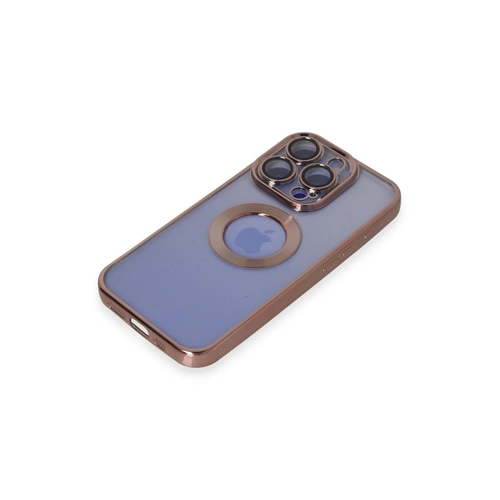 Newface iPhone 15 Pro Kılıf Slot Silikon - Rose Gold