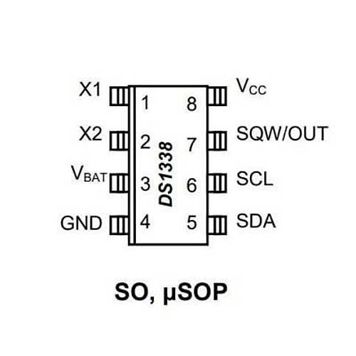 DS1338Z-33+ SOIC-8 SMD RTC Gerek Zaman Entegresi