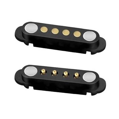 LK-4PIN-1950404 4-Pin 2.54mm Pogo Pin Manyetik Konnektr Takm
