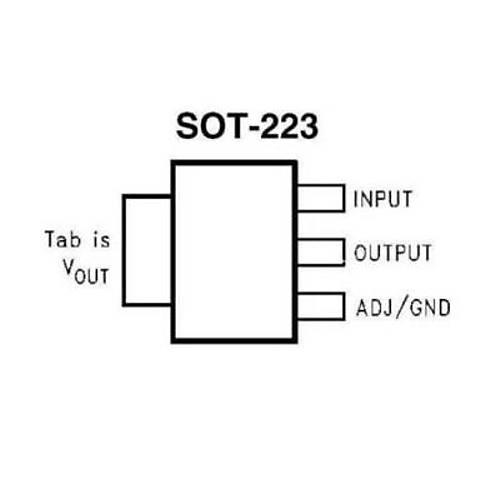 AMS1117 SMD 5V Voltaj Regülatörü - LM1117