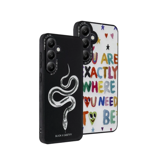 Newface Samsung Galaxy A15 4G Klf Mirror Desenli Kapak - Mirror - 10