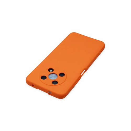 Newface Huawei Nova Y90 Klf Nano ii Kadife Silikon - Turuncu