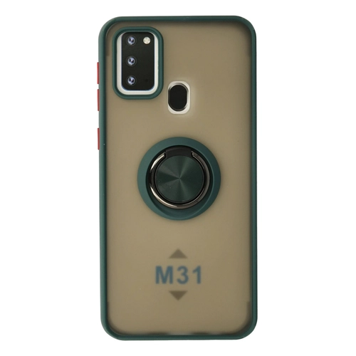 Newface Samsung Galaxy M31 Klf Montreal Yzkl Silikon Kapak - Yeil