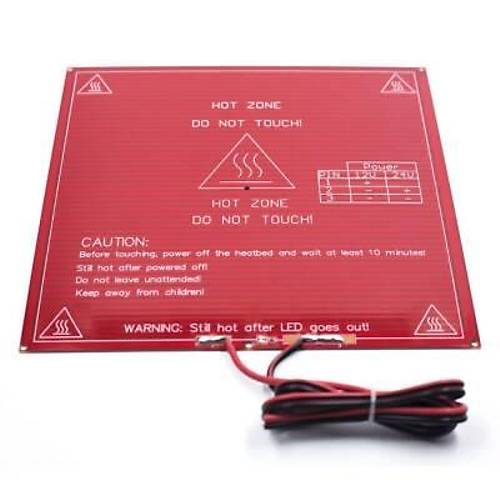 MK2B 3D Yazc Istc Tabla Kablolu - Reprap Heatbed