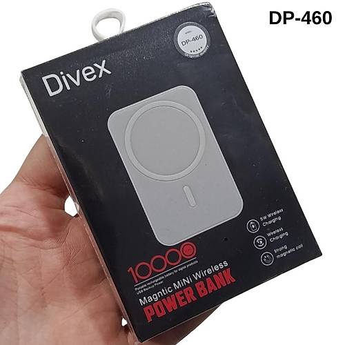 Divex 10000mAh Iphone Uyumlu Manyetik Kablosuz Magsafe Powerbank DP-460