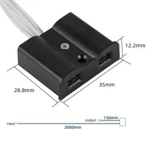 DC 12V-24V IR Kzltesi Kap/Dolap Sensr - Beyaz