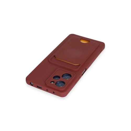 Newface Xiaomi Poco X5 Pro 5G Klf Kelvin Kartvizitli Silikon - Bordo