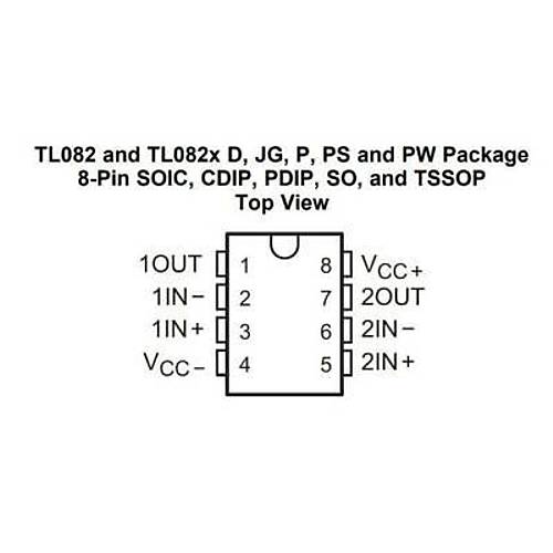 TL082 SMD SO8 Entegre