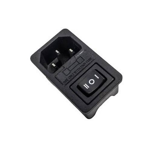 AC-01 Erkek Power Soketi On-Off-On Anahtarl