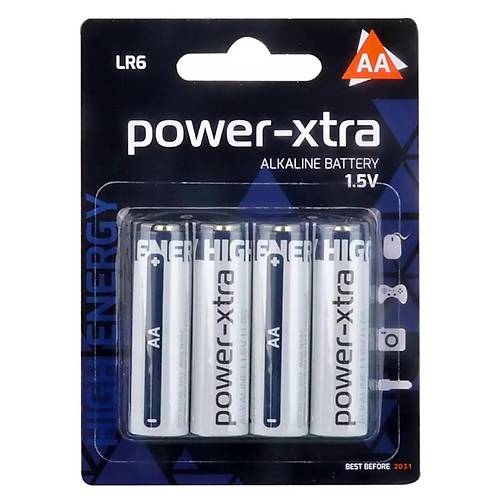Power-Xtra AA - LR06 Alkalin Kalem Pil 4'l Blister