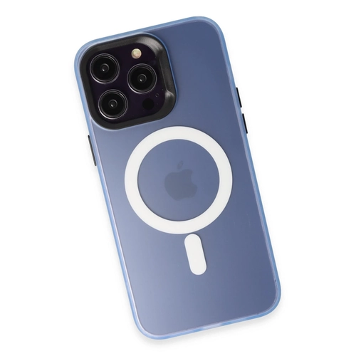 Joko iPhone 14 Pro Klf Mateks Magsafe Kapak - Sierra Blue