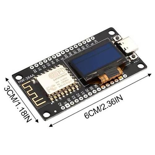 NodeMCU ESP8266 0.96 Inch OLED Wifi Gelitirme Modl Type-C