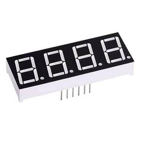 14mm 4'lü 7 Segment Display - Anot