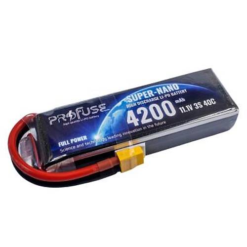 11,1V 3S 4200mAh 40C Lipo Batarya