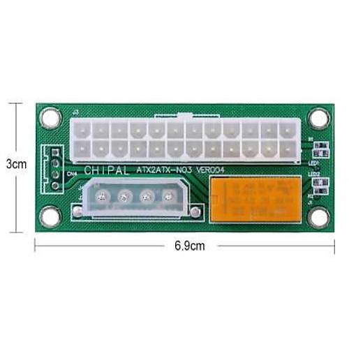 ATX - SATA Molex 24 Pin G Kayna Balant Adaptr