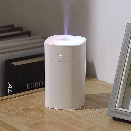 400ml Ultrasonik Hava Nemlendirici Buhar Yapc Difzr Humidifier Beyaz