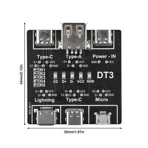DT3 Kablo Test Cihaz TypeC / Micro / USB / Lightning