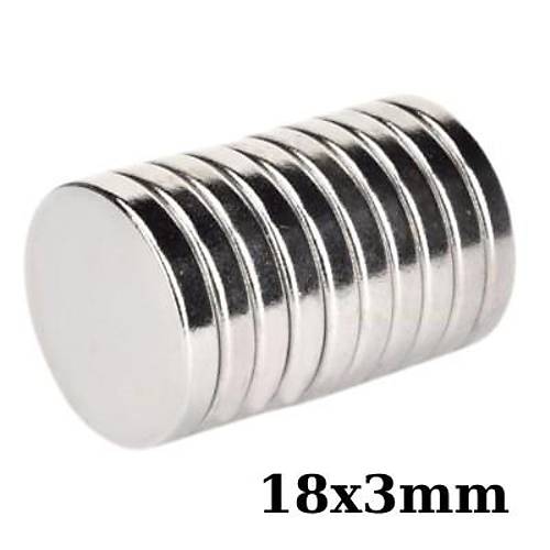 18x3mm Neodyum Gl Mknats - Neodim Magnet