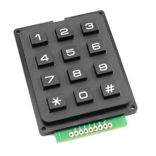 3x4 Matrix Tu Takm - Keypad