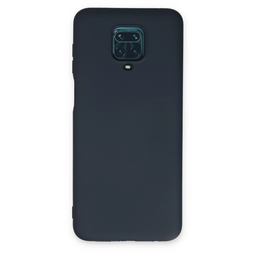 Newface Xiaomi Redmi Note 9 Pro Klf Nano ii Kadife Silikon - Lacivert
