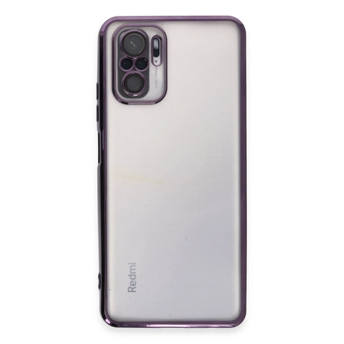 Newface Xiaomi Redmi Note 10 Klf Razer Lensli Silikon - Mor